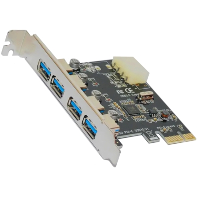 USB 3.0 4-Port PCI-E Adapter Makki