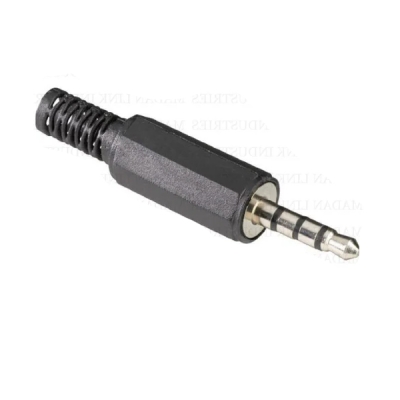 2.5 mm PLUG, male ST 4P, cable type, PVC