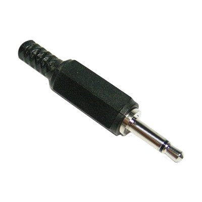2.5 mm PLUG, male MO, cable type, METAL