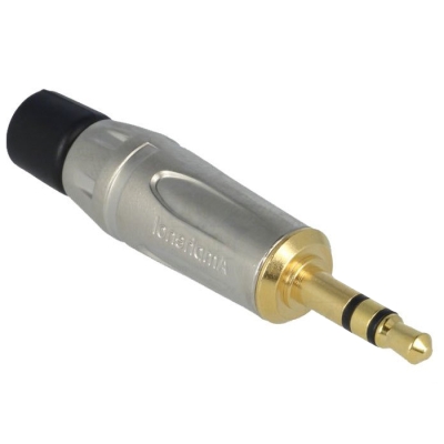 3.5 mm PLUG, male ST, cable type, METAL