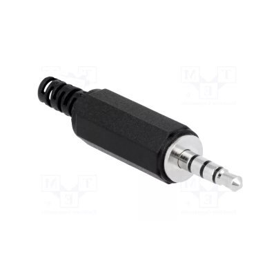 3.5mm PLUG, male ST, 3 channel, cable type, PVC