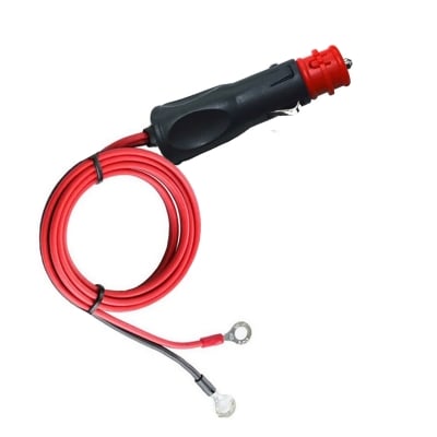 Car Lighter Plug, male, 2x1.5 mm2 wired, 0.8 m