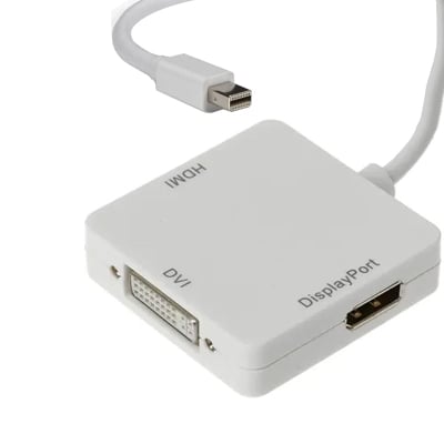 Adapter Mini DP-M - DVI/DP, HDMI-F HAMA, 4K 53245