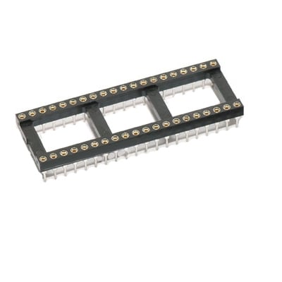 IC Socket SIP 2.54 mm, 40P V/T(machined pin)