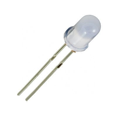 LED 5 mm OS5RAA5A32A-0.5, 625nm 20000mcd 30deg, RED diffused, white