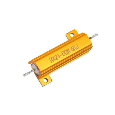 Resistors THT Wire Wound with heatsink 50 W, 15 ohm 5%