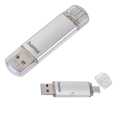 USB Flash Drive 256GB USB 3.2 HAMA “C-Laeta“, A+Type-C, 181075