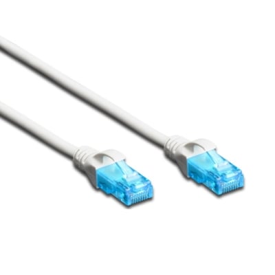 PATCH Cable CAT-5E, U/UTP, CCA, 1 m, WHITE