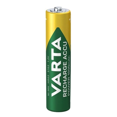 Battery Cell AAA 1.2V, 1000 mAh, Ni-MH, VARTA