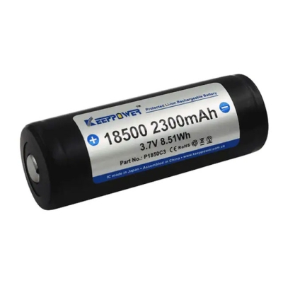 Battery Cell KEEPPOWER 3.6V, 2300 mAh (protected), Li-ION, 18500, 4A