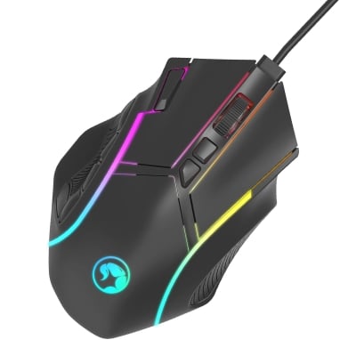 Wired Mouse MARVO M653 GAMING, 12 800dpi, 12-button, RGB
