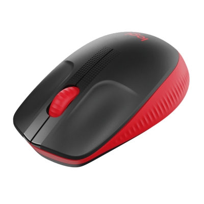 Wireless Mouse Logitech M190 Red, 2.4GHz Nano