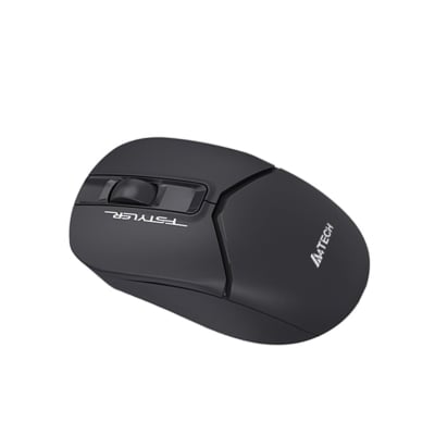 Wireless Mouse A4 Tech Fstyler FG12 Black Mid Size, 2.4GHz Nano