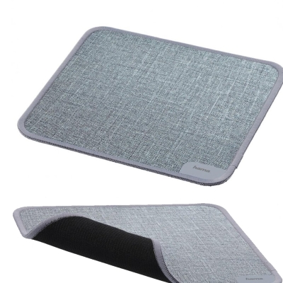 Mouse Pad HAMA Flecked Grey Textile Pad, 19x19cmр 54798