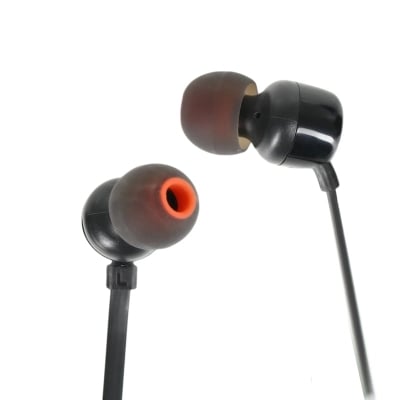 Earphones JBL “Tune 110“, Black, MP3+Mic, T110-Blk
