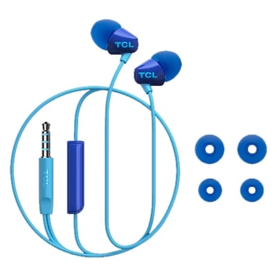 Earphones TCL SOCL100BL Blue, MP3+Mic