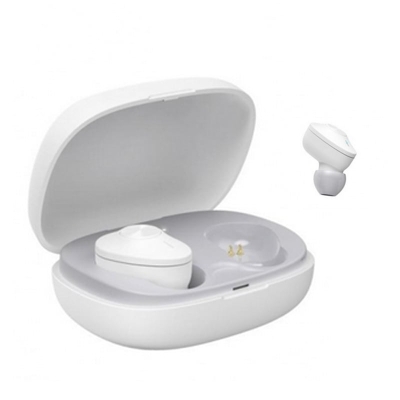 Wireless Earphones HAMA FREEDOM BUDDY Bluetooth InEar+Charging Box, White, 184162