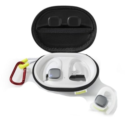 Wireless Earphones HAMA SPIRIT Athletics Bluetooth InEar+Charging Box, White, 184115