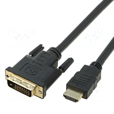 Cable DVI-M, HDMI-M, 1.5m