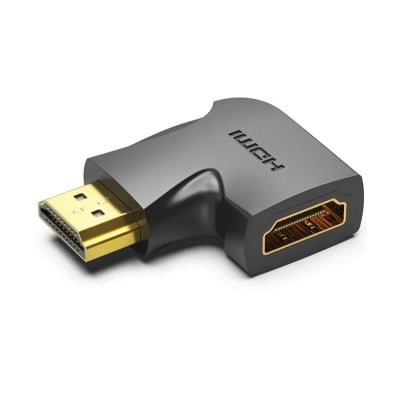 Adapter HDMI M-F L-Plug VENTION AIQB0, Flat Up 270 Angle
