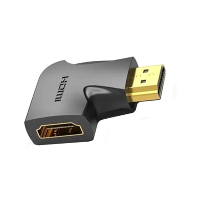 Adapter HDMI M-F L-Plug VENTION AIPB0, Flat Down 90 Angle