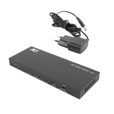 4 Port HDMI Splitter ACT AC7832, v1.4, 4K=60Hz, 3D