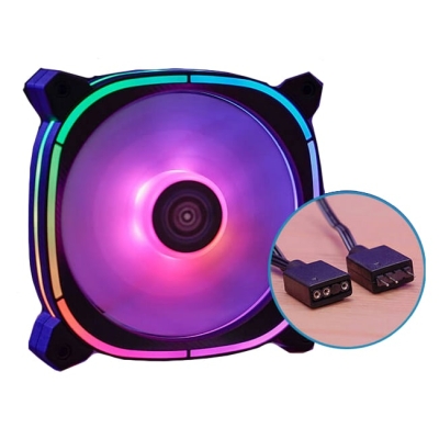 Fan AeroCool 120x120x25 HB, A-RGB LED, Astro 12F PWM