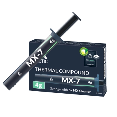Thermal grease  ARCTIC MX-7, 4g + 6x MX Cleaner Wipes
