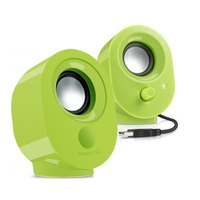 Speakers SPEEDLINK SNAPPY Green, USB-Powered /2.0