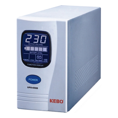 UPS-650D, 220VAC, 650VA/400W, LCD, RS-232