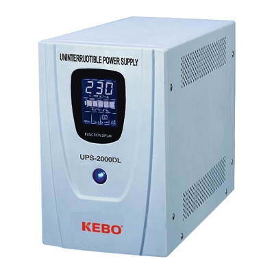 UPS-2000DL, 220VAC, 2000VA/1000W, LCD, external pack