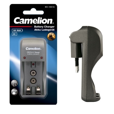 Battery Charger CAMELION BC-1001A, AA/AAA/9V, Ni-MH/Ni-Cd