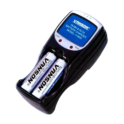 Battery Charger V-6833, AA, AAA, timer control