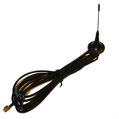 GSM aerial 2 dB, SMA, RG174, cable 3 m