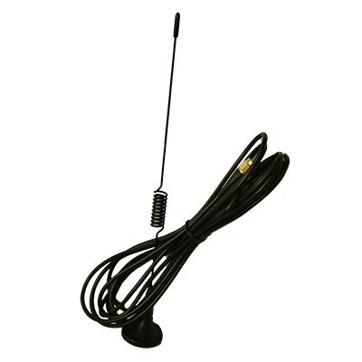 GSM aerial 4 dB, SMA, RG174, cable 3 m