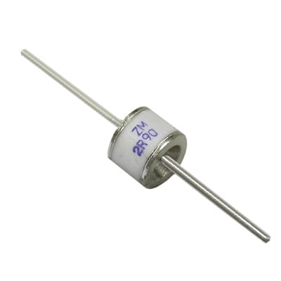 Gas Discharge Tube 2R90A2L 5KA/90VDC, (OD:5.5x6 mm) 2 electrodes