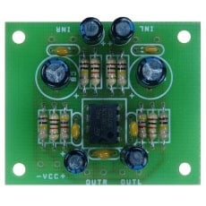 Stereo sound regulator on transistors
