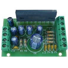 Stereo audio amplifier 2x20W