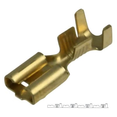Quick Disconnect, female, 6.3x0.8 mm