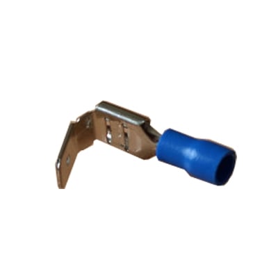 Quick Disconnect, female, 6.3x0.8 mm (PBDD2-250), angled, BLUE