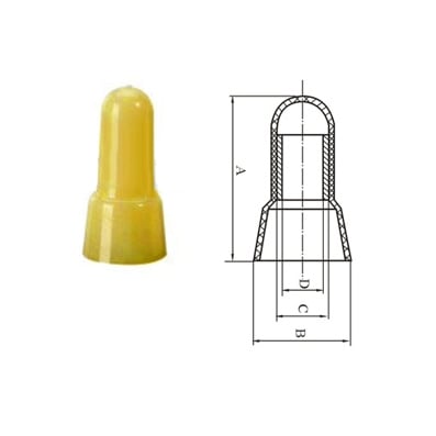 Wire Joint (CHS-A4), YELLOW