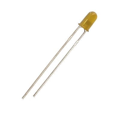 LED 3 mm KLS9-L-3014YD, GaAsP/GaP 585nm 15mcd 60deg, YELLOW diffused