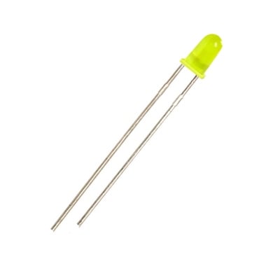 LED 3 mm L-314YT, GaAsP/GaP 590nm 150mcd 30deg, YELLOW transparent