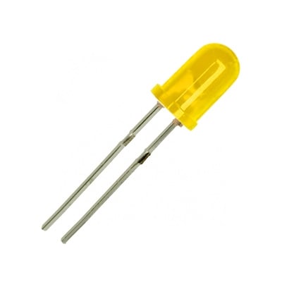 LED 5 mm L-513YD, GaAsP/GaP 586nm 15mcd 110deg, YELLOW diffused