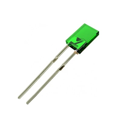 LED 5x2.5 mm VQA24, 560nm 3mcd 100deg, GREEN