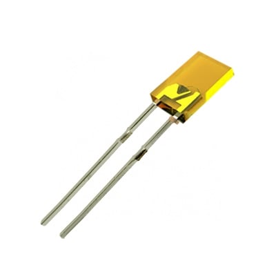 LED 5x2.5 mm VQA34, 590nm 2mcd 100deg, YELLOW