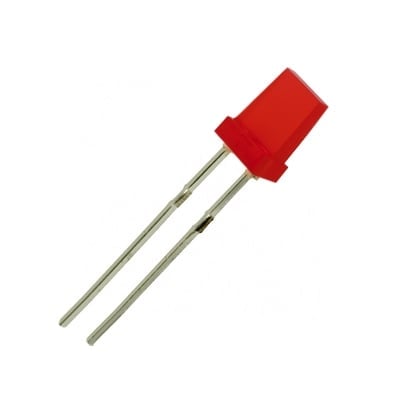 LED 5x2 mm VQA18, 635nm 2mcd 100deg, RED