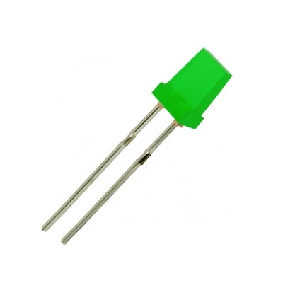 LED 5x2 mm VQA28, 560nm 3mcd 100deg, GREEN