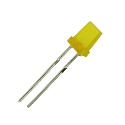 LED 5x2 mm VQA38, 590nm 2mcd 100deg, YELLOW
