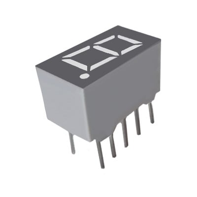 Single LED Digit Display LSD3152-20, 9.14 mm, common cathode, GREEN